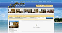 Desktop Screenshot of aberdeenmotorinn.com.au